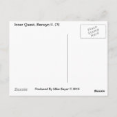 Inner Quest Neon Sign Briefkaart (Achterkant)