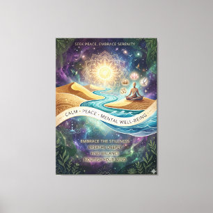 Inner Sanctuary: Een Visuele Adem van Verse Lucht Canvas Afdruk