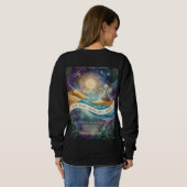 Inner Sanctuary: Een Visuele Adem van Verse Lucht Trui (Achterkant volledig)