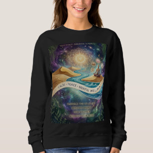 Inner Sanctuary: Een Visuele Adem van Verse Lucht Trui