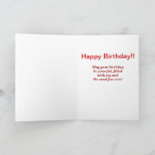 Inner Sun Passion Mandala Birthday Card Kaart (Binnen)