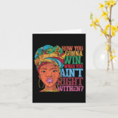 Inner - Victory - Truth Uni-adults - Black - Small Kaart (Gele Bloem)