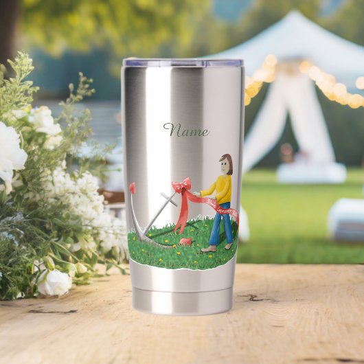 Innerer Anker Thermobecher Geïsoleerde Drinkbeker (Bruiloft (Gedraaid)  )