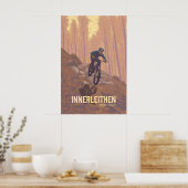 Innerleithen Mountainbike Reisposter Poster (Keuken)