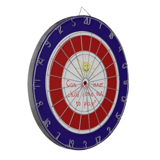 Innerlijk Kind Dartbord (Voorkant Links)