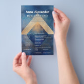 Innerlijke Afstemming | Minimaal Design Flyer (Hand)