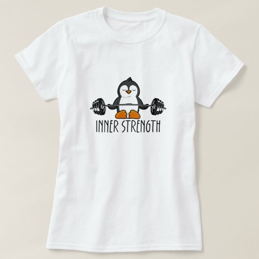 Innerlijke kracht - Pinguïn T-shirt (Design voorkant)