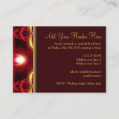 Innerlijke lichte fractale art mini-uitvindingen informatiekaartje (Achterkant)