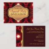 Innerlijke lichte fractale art mini-uitvindingen informatiekaartje (Voorkant / Achterkant)