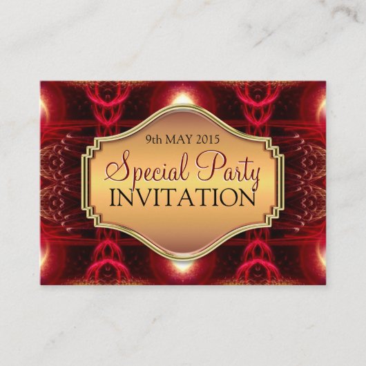 Innerlijke lichte fractale art mini-uitvindingen informatiekaartje (Voorkant)