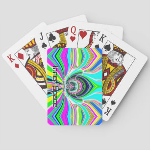 Innerlijke ruimte (u kunt de woorden wijzigen) pokerkaarten