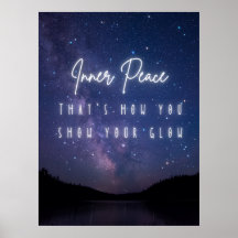 Innerlijke rust – Starry Glow Motivatie print