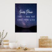 Innerlijke rust – Starry Glow Motivatie print (Keuken)
