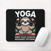 Innerlijke Vrede Bereikte Beweging Optionele Yoga Muismat (Met muis)
