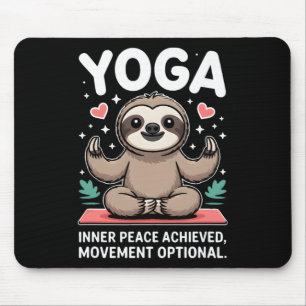 Innerlijke Vrede Bereikte Beweging Optionele Yoga Muismat