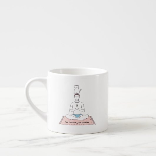 Innerlijke Vrede, Buitenkat Espresso Kop (Links)