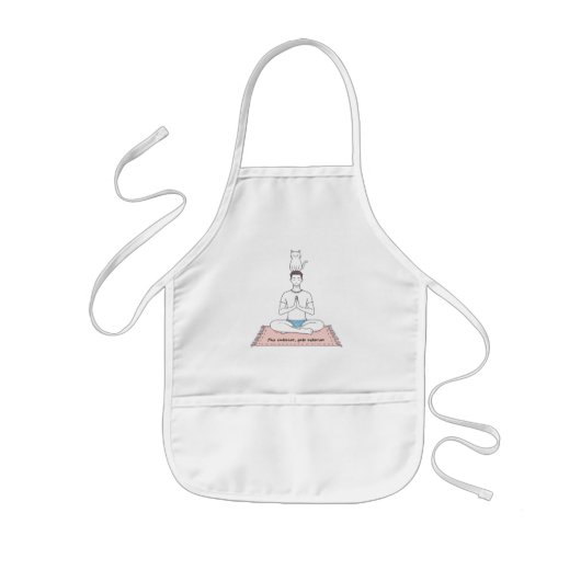 Innerlijke Vrede, Buitenkat Kinder Schort (Voorkant)