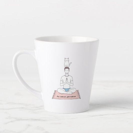 Innerlijke Vrede, Buitenkat Latte Mok (Links)