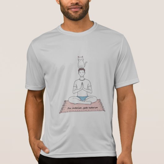 Innerlijke Vrede, Buitenkat T-shirt (Voorkant)