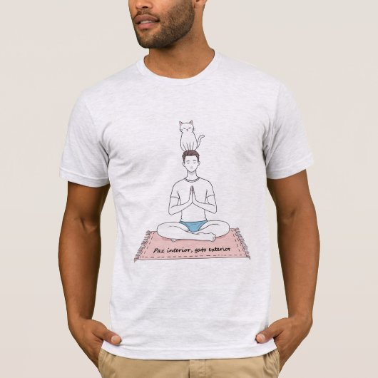 Innerlijke Vrede, Buitenkat T-shirt (Voorkant)