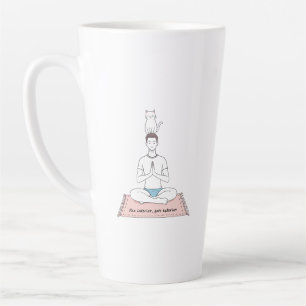 Innerlijke Vrede, Uitwendige Kat Latte Mok