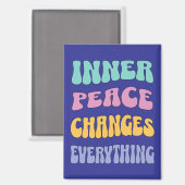 Innerlijke Vrede Verandert Alles Magneet (Voorkant / Achterkant)