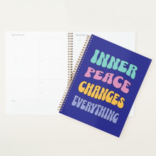 Innerlijke Vrede Verandert Alles Planner (Display)