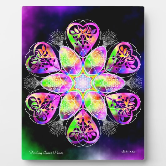 Innerlijke vrede vinden fotoplaat (Voorkant)