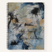 Innerlijke Vrede Zen Abstract Notitieboek (Voorkant)