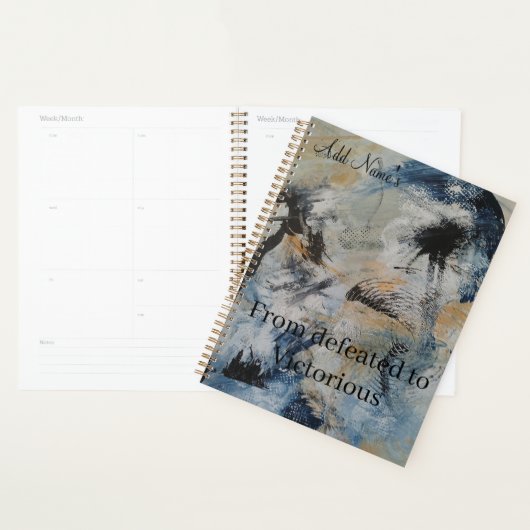 Innerlijke Vrede Zen Abstract Planner (Display)