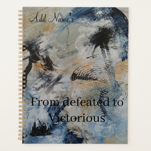 Innerlijke Vrede Zen Abstract Planner (Voorkant)