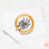 InnerSpace Explorers Aufkleber Ronde Sticker (Envelop)