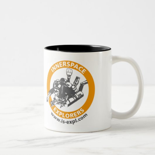 InnerSpace Explorers Tasse (Zweifarbig) Tweekleurige Koffiemok (Rechts)