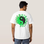 innersterktewit met zwarte logo t-shirt (Achterkant volledig)