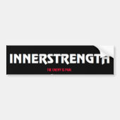 INNERSTRENGTH bumperstikker Bumpersticker (Voorkant)