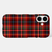 Innes Clan Bright Red Tartan Case-Mate iPhone Case (Achterkant (horizontaal))