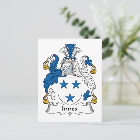 Innes Family Crest Briefkaart (Staand voorkant)