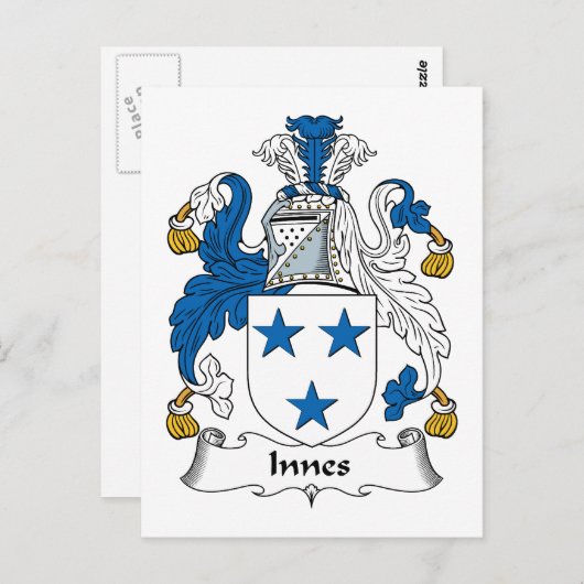 Innes Family Crest Briefkaart (Voorkant / Achterkant)