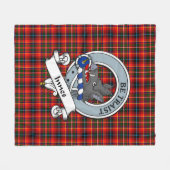 Innes Modern Clan badge Tartan Pset Fleece Deken (Voorkant (Horizontaal))