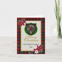 Innes Schotse Clan Tartan & Crest