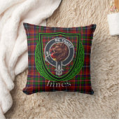 Innes Scottish Clan Tartan & Crest Kussen (Deken)