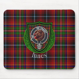 Innes Scottish Clan Tartan & Crest Muismat