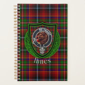 Innes Scottish Clan Tartan & Crest Planner (Voorkant)
