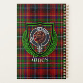 Innes Scottish Clan Tartan & Crest Planner (Achterkant)