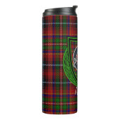 Innes Scottish Clan Tartan & Crest Thermosbeker (Gedraaid links)