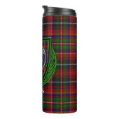 Innes Scottish Clan Tartan & Crest Thermosbeker (Geroteerd rechts)