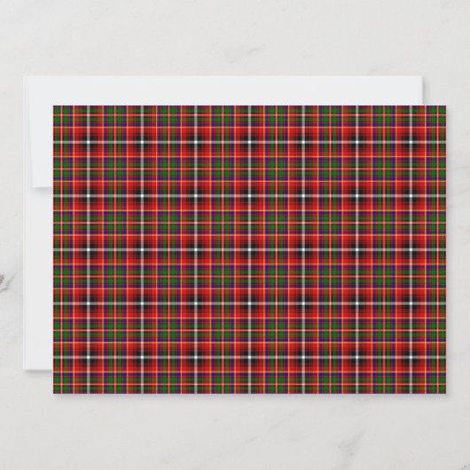 Innes Scottish Wedding Invitation Kaart (Achterkant)