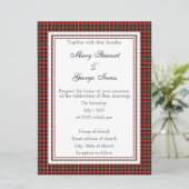 Innes Scottish Wedding Invitation Kaart (Staand voorkant)