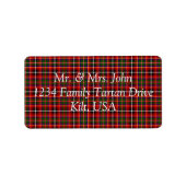 Innes Tartan Label (Voorkant)