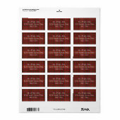 Innes Tartan Label (Full Sheet)